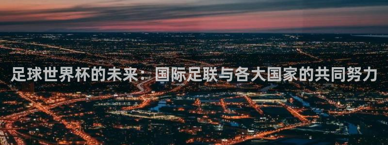 世界杯：足球世界杯的未来：国际足联与各大国家的共同努力